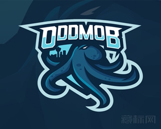 Oddmod Mascot Commission章鱼标志设计欣赏