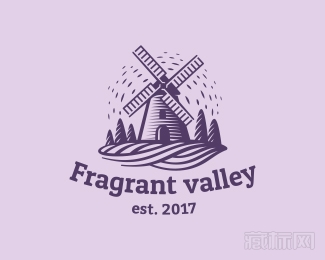 Fragrant valley风车logo设计欣赏
