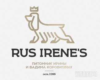Rus Irene's狗logo设计欣赏