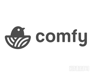 Comfy鸟标志设计欣赏