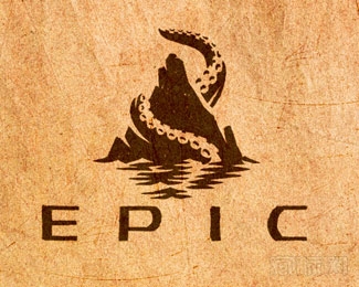 EPIC章鱼山logo设计欣赏