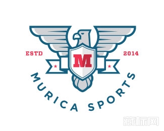 Murica Sports体育标志设计图片