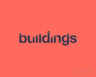 Buildings字体设计欣赏