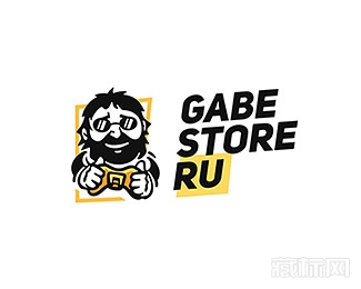 GabeStore.ru游戏logo设计欣赏