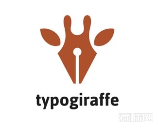 Typogiraffe鹿标志设计欣赏