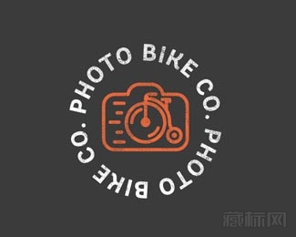 Photo Bike图片自行车标志设计欣赏