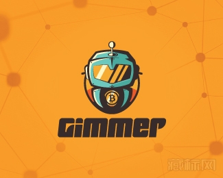 Gimmer机器人logo设计欣赏