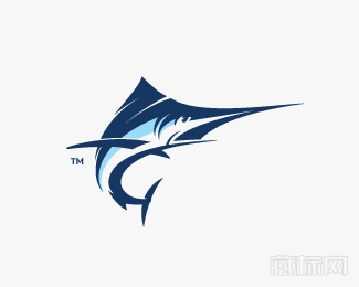 Marlin枪鱼logo设计欣赏