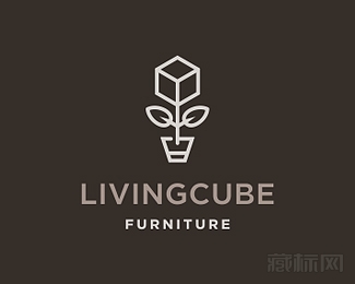 Livingcube花logo设计欣赏