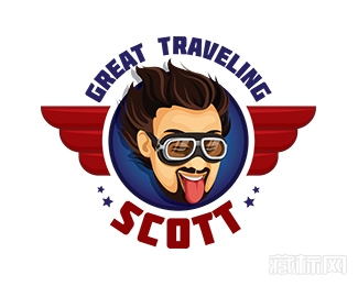 Great Traveling Scott卡通logo设计欣赏
