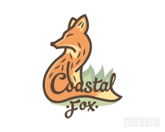 Coastal Fox狐狸logo设计欣赏