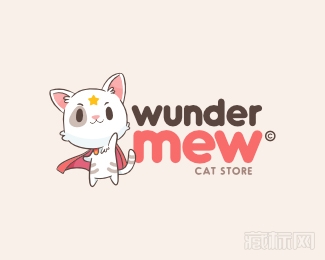 Wundermew Cat Store猫logo欣赏