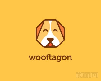 Wooftagon狗logo设计欣赏