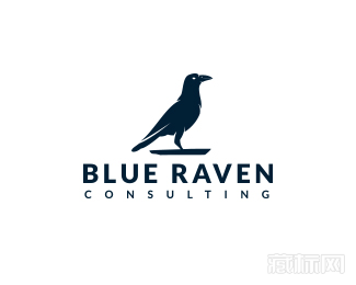 Blue Raven鸟标志设计欣赏