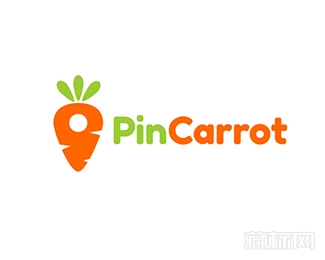 PinCarrot胡萝卜logo设计欣赏