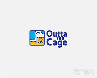 Outta the Cage猫logo设计欣赏