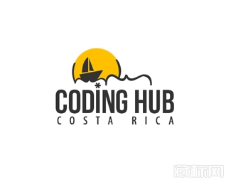 CODING HUB编码集群logo设计欣赏