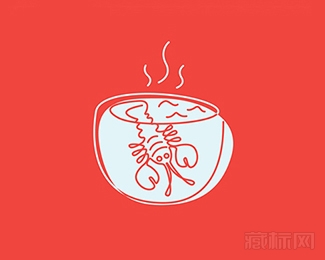 Baked Lobster龙虾标志设计欣赏