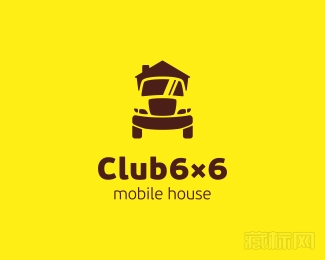 Club 6х6房車logo設計欣賞