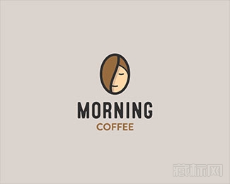 Morning Coffee早晨咖啡logo设计欣赏