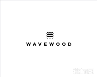Wavewood木头logo设计欣赏