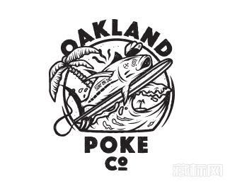 Oakland Poke鱼logo设计欣赏