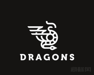Dragons龙logo设计欣赏