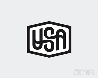 USA ambigram字体设计欣赏