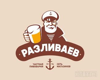 Razlivaev啤酒标志设计欣赏