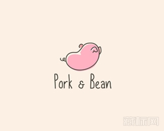 Pork Bean猪logo设计欣赏