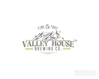 Valley house山房子logo设计欣赏