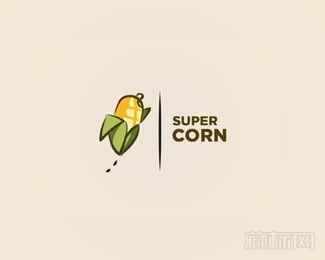 Super Corn玉米标志设计欣赏