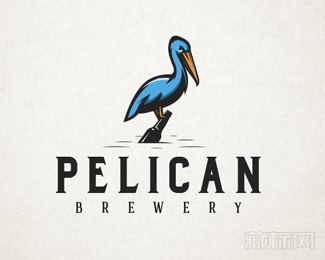 Pelican Brewery鸟标志设计欣赏