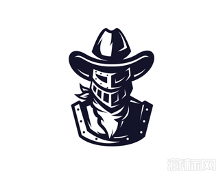 KNIGHTED COWBOY爵士牛仔logo设计欣赏