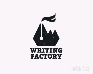 Writing Factory书写工厂logo设计欣赏