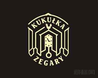Kukułka Zegary时钟logo设计欣赏