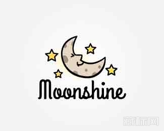 Moonshine月亮logo设计欣赏