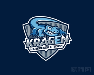 Kragen蜥蜴logo设计欣赏