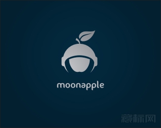 moonapple标志设计欣赏