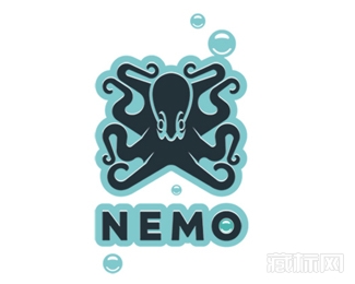 NEMO章鱼logo设计欣赏