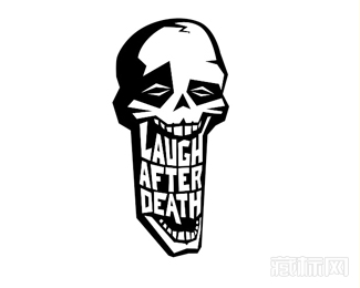 Laugh After Death骷髅logo设计欣赏