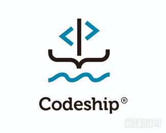Codeship代码船logo设计欣赏