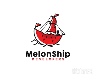 MelonShip Developers西瓜船logo设计欣赏
