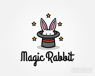 Magic Rabbit魔法兔子logo设计欣赏