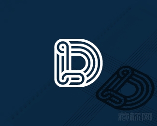 DL monogram标志设计欣赏