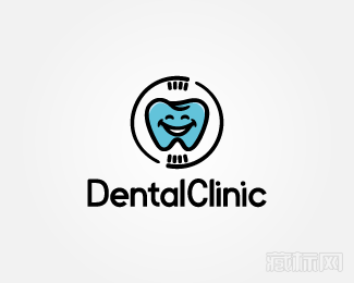 Dental Clinic牙科logo设计欣赏