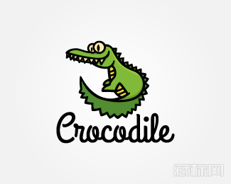 Crocodile鳄鱼logo设计欣赏