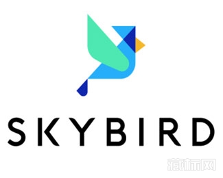 Skybird天空鸟logo设计欣赏
