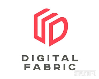 Digital Fabric标志设计欣赏