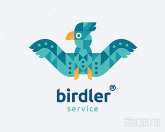 Birdler service鸟logo设计欣赏